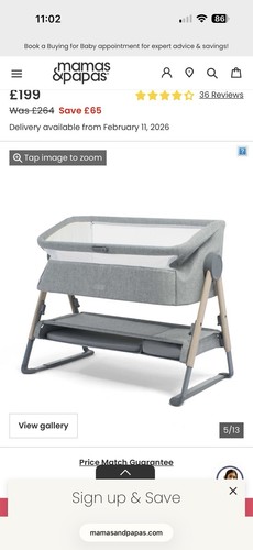 Mamas and papas lua grey - mamas,