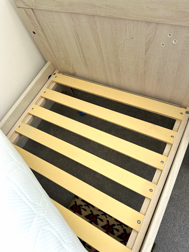Mamas papas white cot bed - &,
